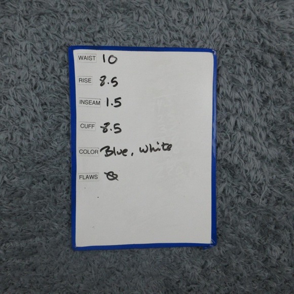 Mini Boden Shorts Girls 6-7Y Blue White Stripe Cotton Denim Pockets 20x1.5* NWT - Picture 13 of 14